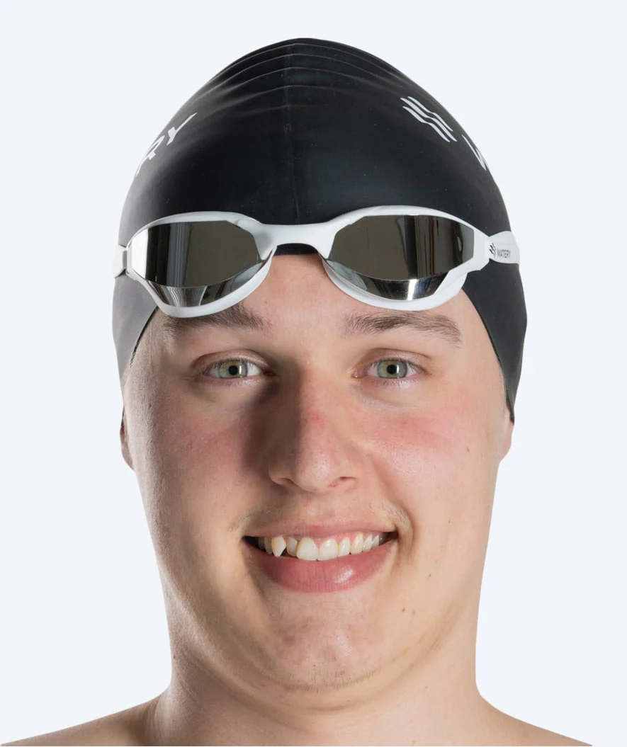 Watery Schwimmbrille - Instinct Ultra Mirror - Weiß/Silber - Image 13