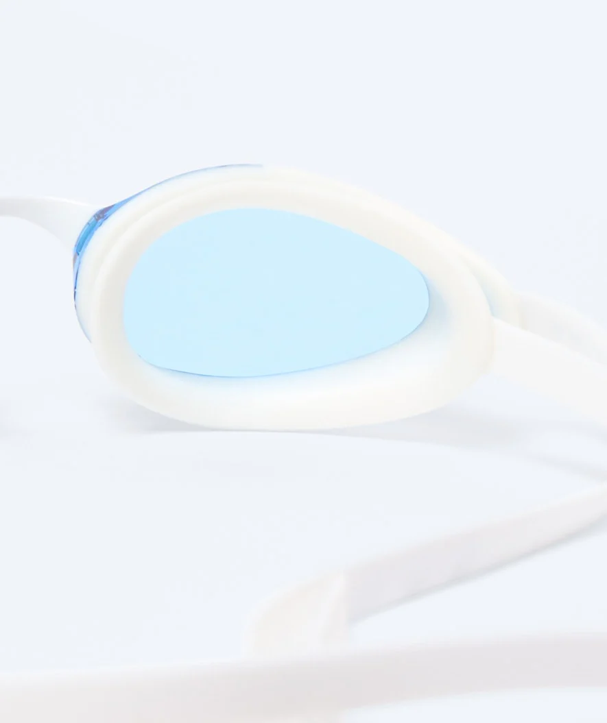 Watery Elite Schwimmbrillen - Poseidon Ultra Mirror - Weiß/Blau - Image 6
