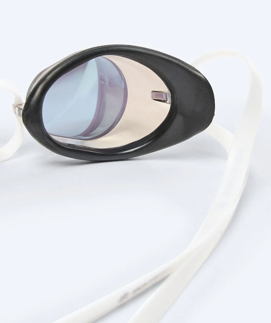 Watery Schwimmbrille - Proflex Swedish Mirror - Weiß/Gold - Image 8