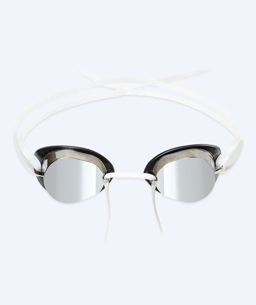 Watery Schwimmbrille - Proflex Swedish Mirror - Weiß/Silber - Image 2