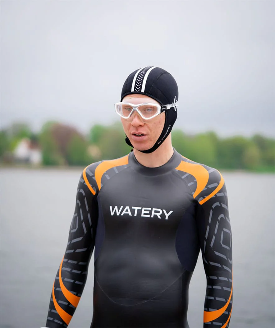 Watery Schwimmmaske für Erwachsene - Mantis - Weiß/Grau - Image 16