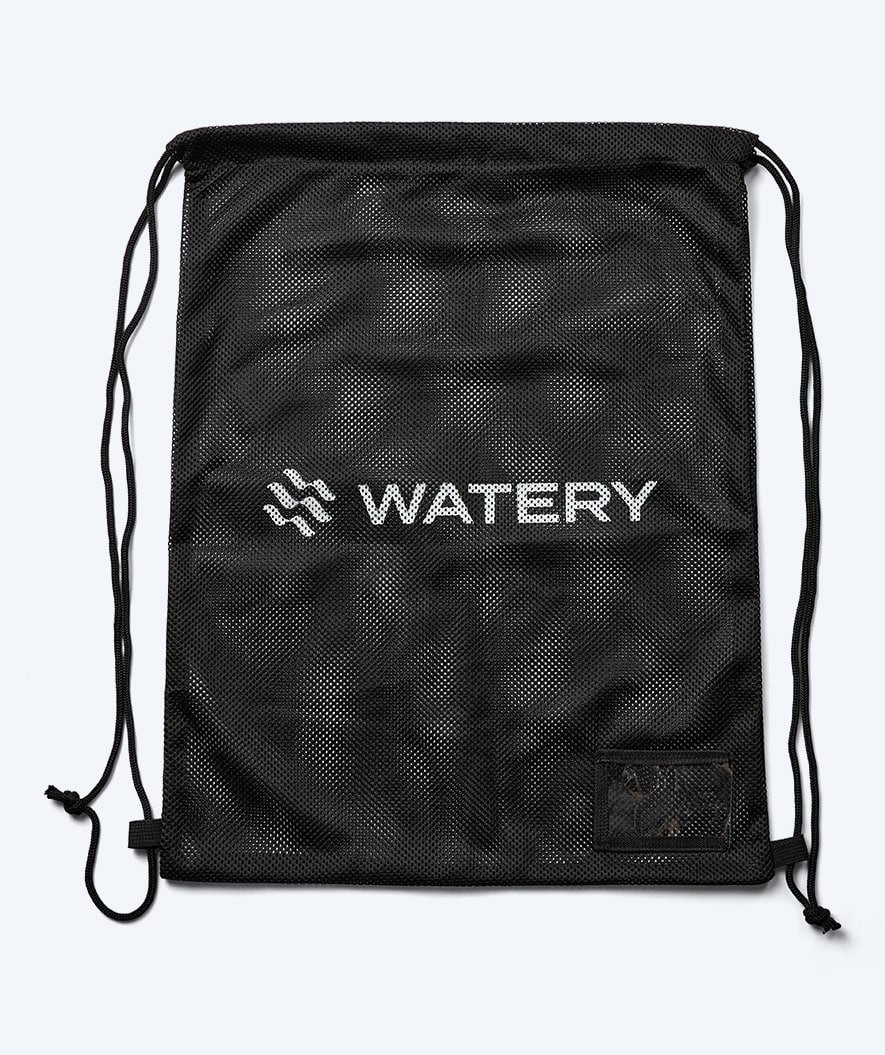 Watery Netzbeutel zum Schwimmen - Simple Mesh - Schwarz