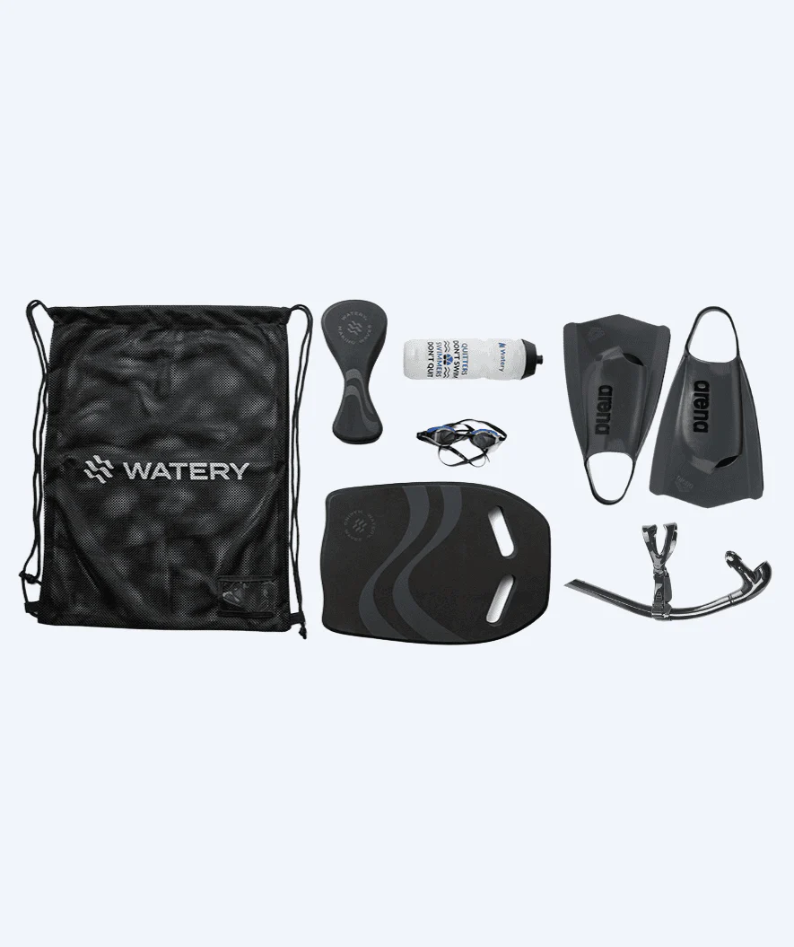 Watery Netzbeutel zum Schwimmen - Simple Mesh - Schwarz - Image 5