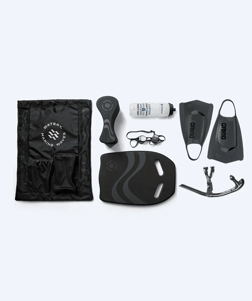 Watery Netzbeutel zum Schwimmen - Ultra Light 40L - Schwarz - Image 8