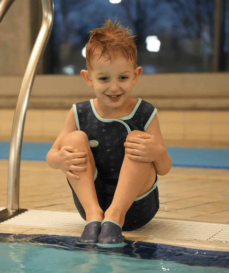 Watery Schwimmsocken für Kinder - Seadon - Atlantic Turquoise - Image 4