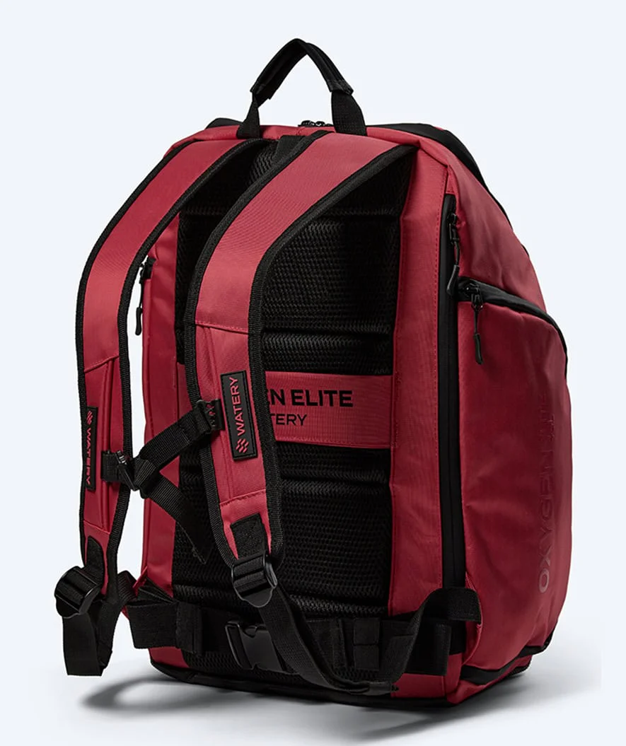 Watery Schwimmrucksack - Oxygen Elite 45L - Dunkelrot - Image 11