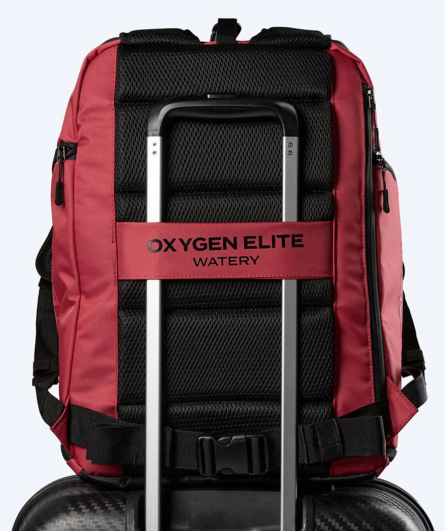 Watery Schwimmrucksack - Oxygen Elite 45L - Dunkelrot - Image 18