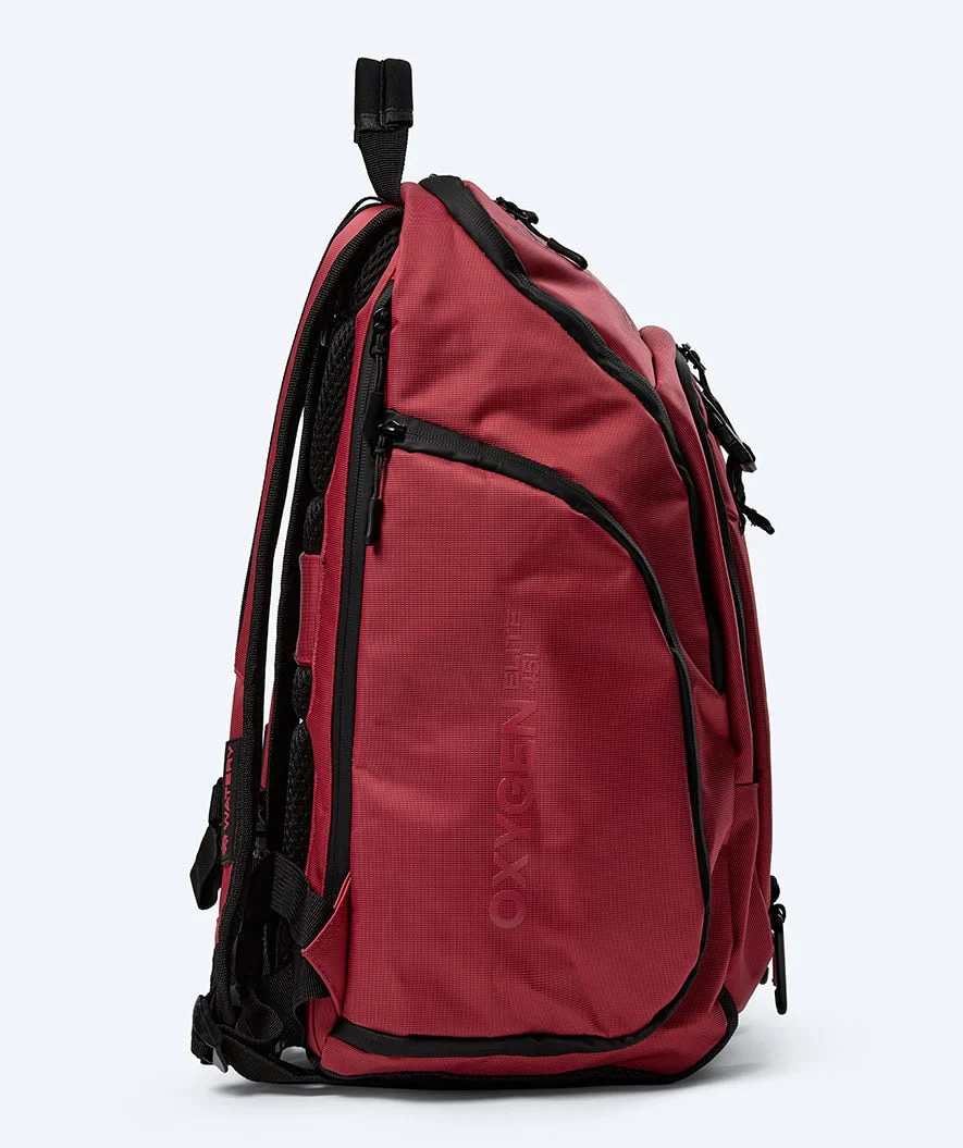 Watery Schwimmrucksack - Oxygen Elite 45L - Dunkelrot - Image 3