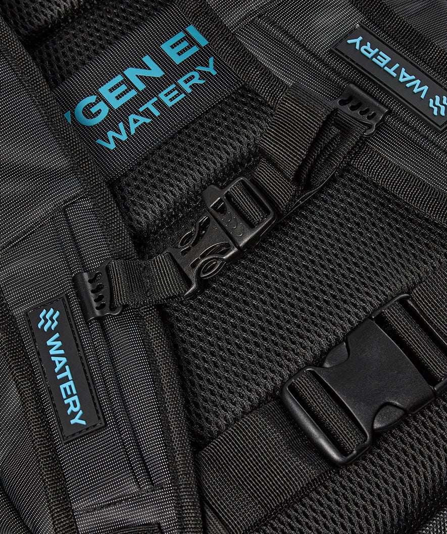 Watery Schwimmrucksack - Oxygen Elite 45L - Schwarz - Image 10