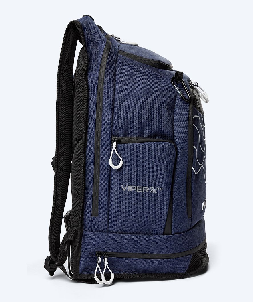 Watery Schwimmrucksack - Viper Elite 45L - Donkerblau/Weiß - Image 3