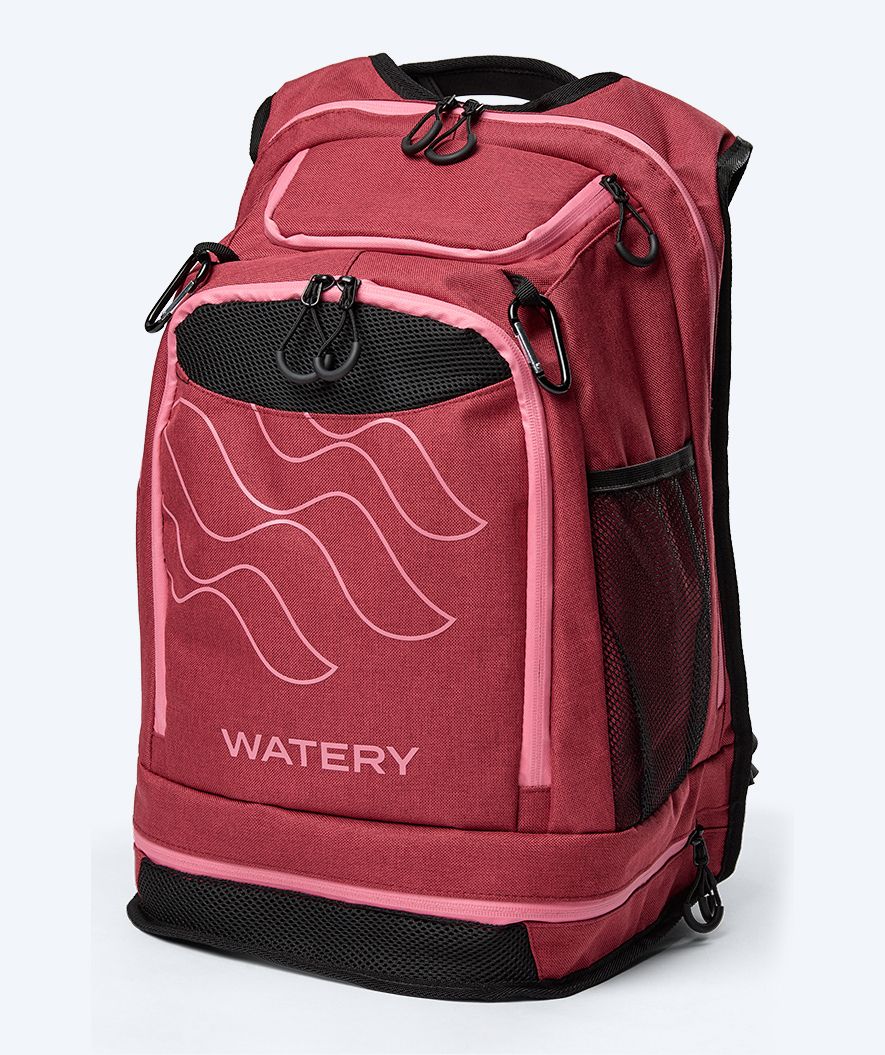 Watery Schwimmrucksack - Viper Elite 45L - Rot/Hellrosa