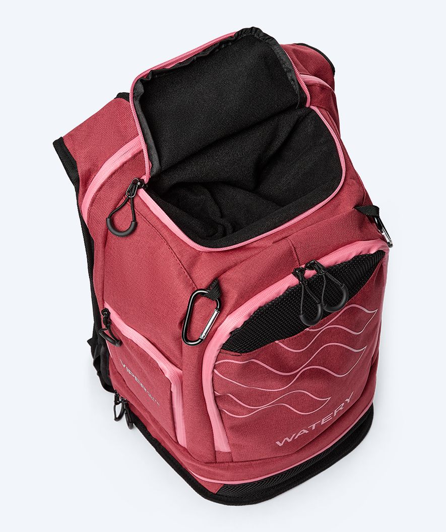 Watery Schwimmrucksack - Viper Elite 45L - Rot/Hellrosa - Image 14