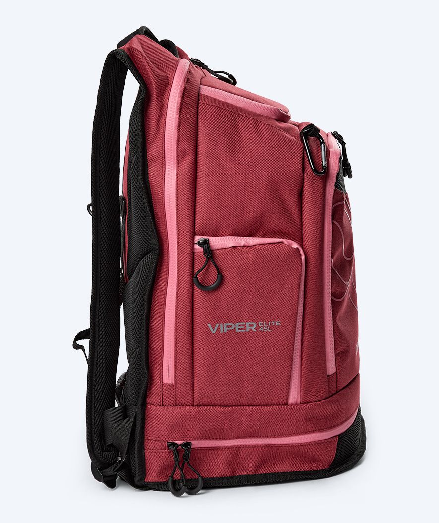 Watery Schwimmrucksack - Viper Elite 45L - Rot/Hellrosa - Image 3