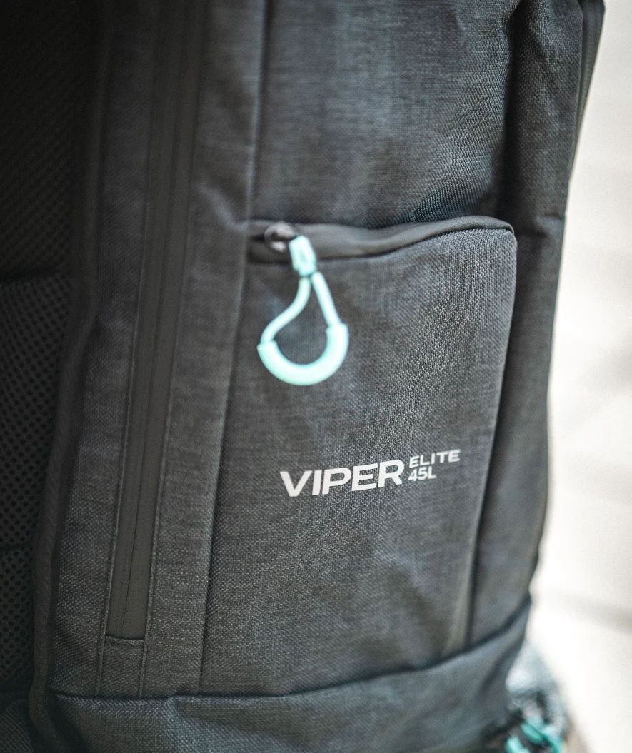 Watery Schwimmrucksack - Viper Elite 45L - Schwarz/Hellblau - Image 19
