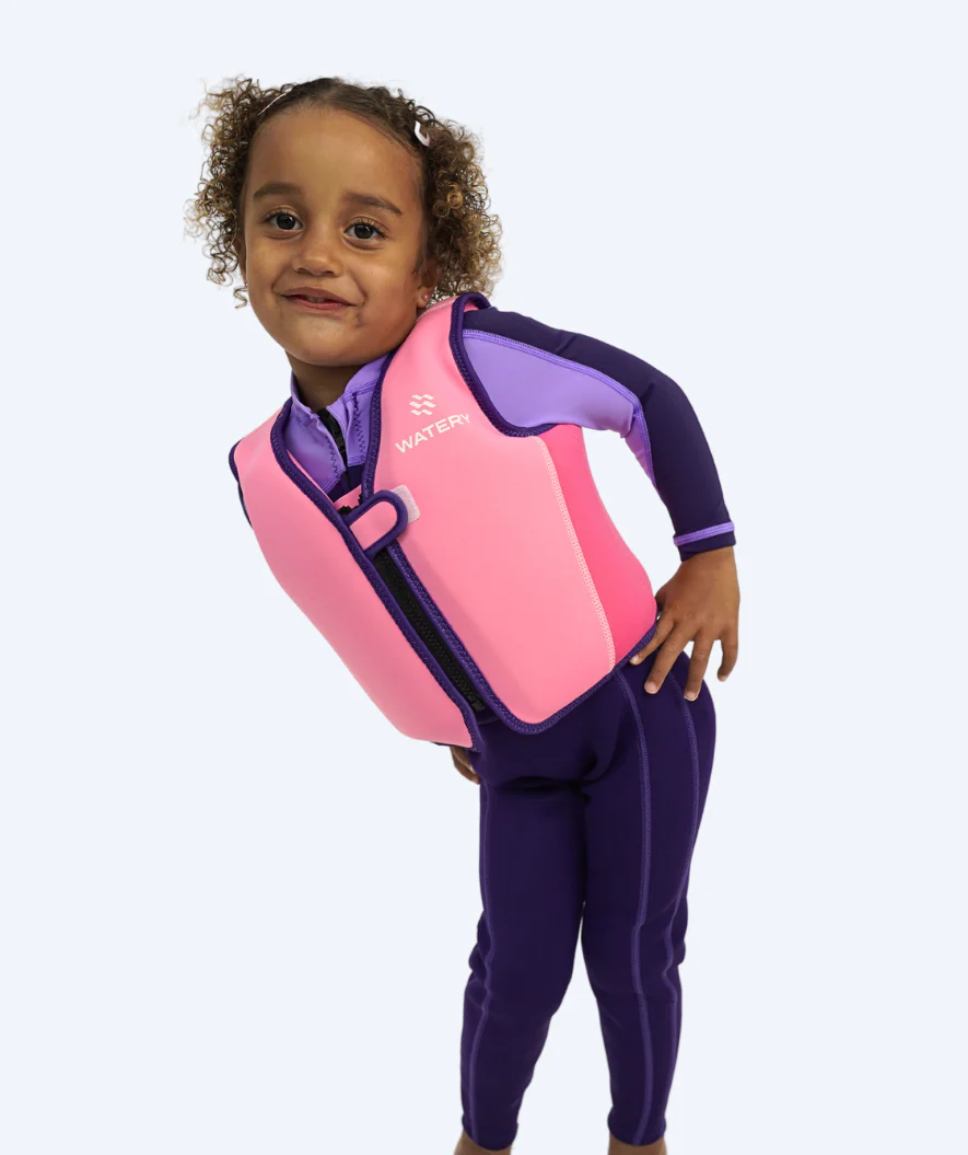 Watery Schwimmweste für Kinder (2-8) - Basic - Rosa - Image 12