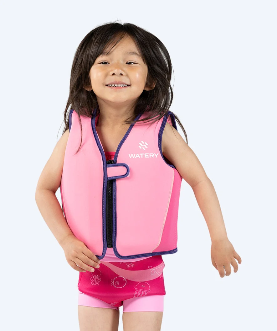Watery Schwimmweste für Kinder (2-8) - Basic - Rosa - Image 7