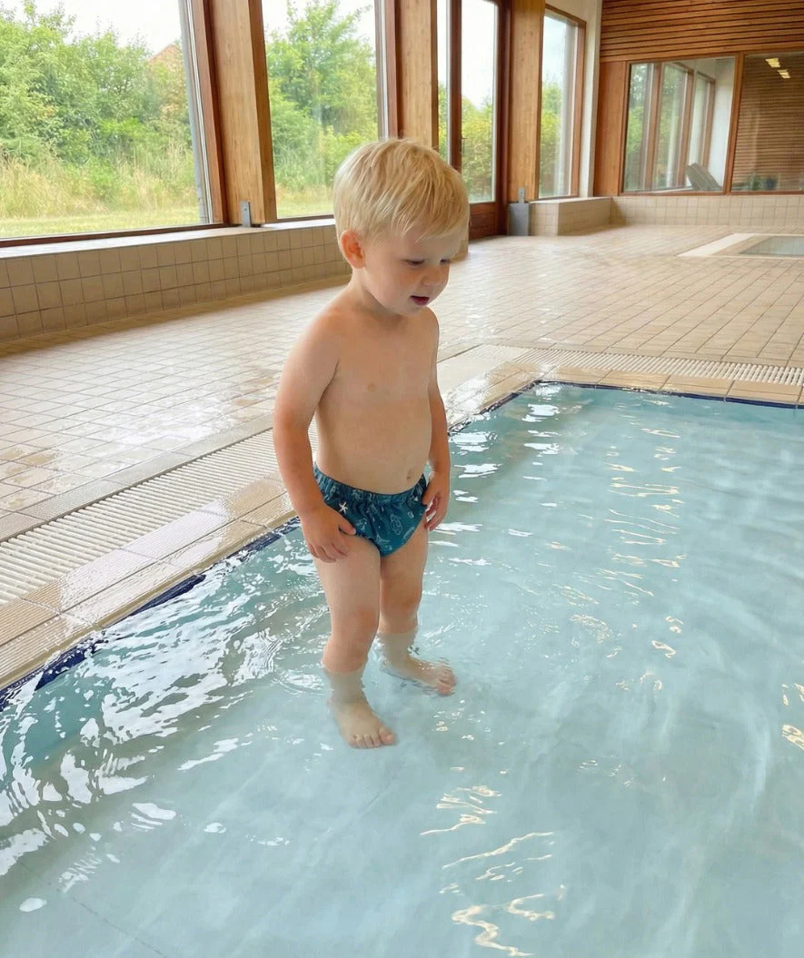 Watery Schwimmwindelhosen für Kinder - Foss Lining Nappy - Atlantic Blue - Image 4