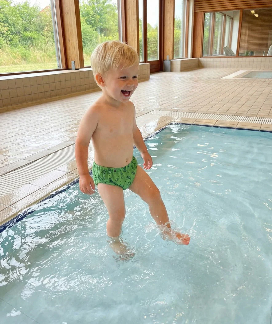 Watery Schwimmwindelhosen für Kinder - Foss Lining Nappy - Atlantic Green - Image 4