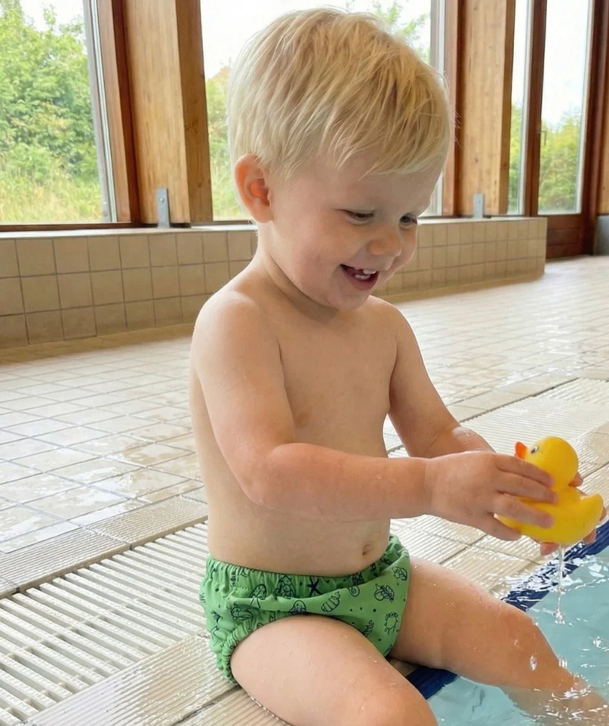 Watery Schwimmwindelhosen für Kinder - Foss Lining Nappy - Atlantic Green - Image 5