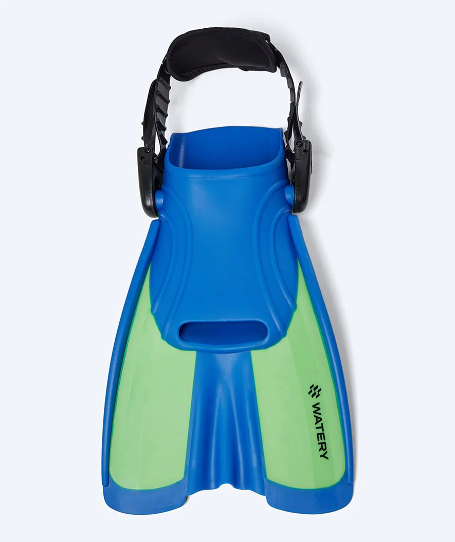 Watery Schnorchelset für Kinder (4-10) - Tropical - Blau/Grün - Image 11
