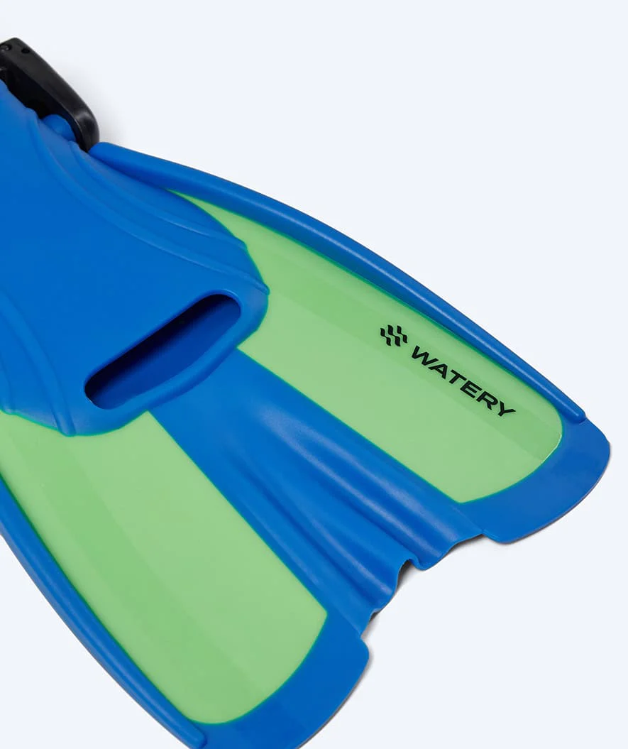 Watery Schnorchelset für Kinder (4-10) - Tropical - Blau/Grün - Image 13