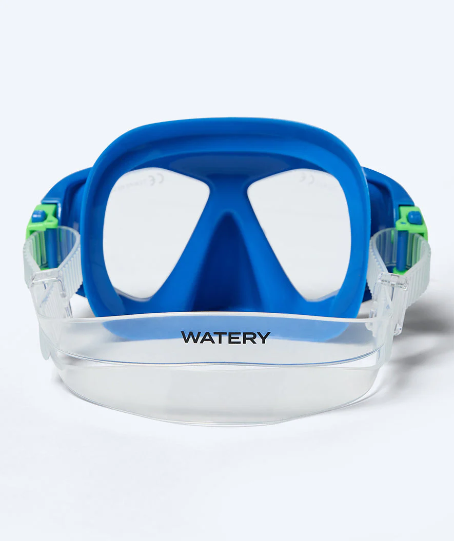 Watery Combo Schnorchelset für Kinder (4-10) - Tropical - Blau/Grün - Image 3