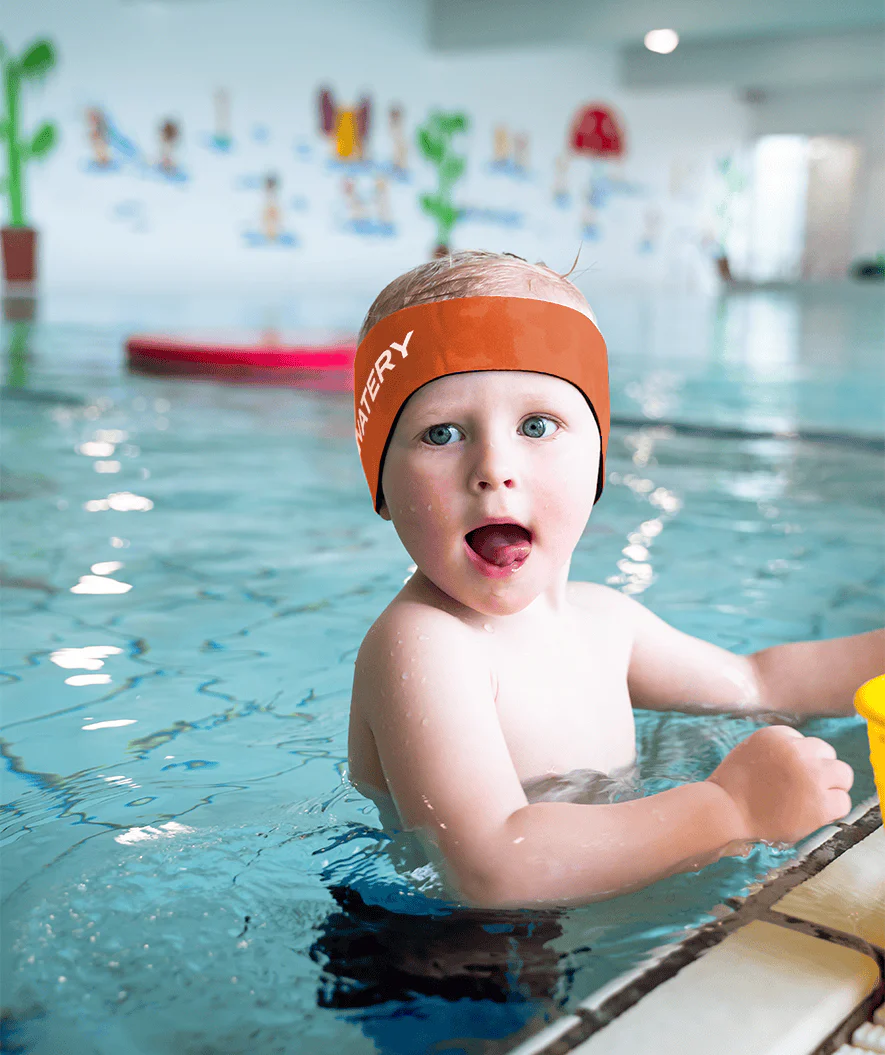 Watery Stirnband für Kinder - Raider - Orange - Image 3