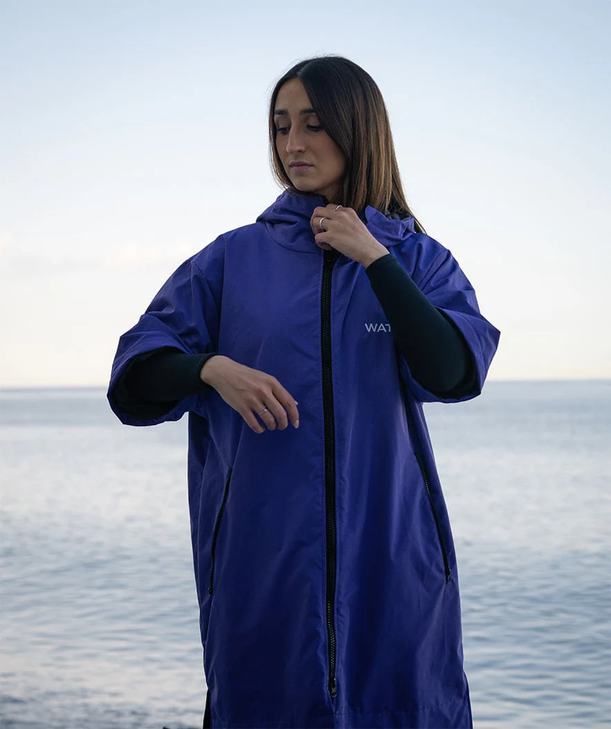Watery Surf Poncho - Waterproof - Lila - Image 21