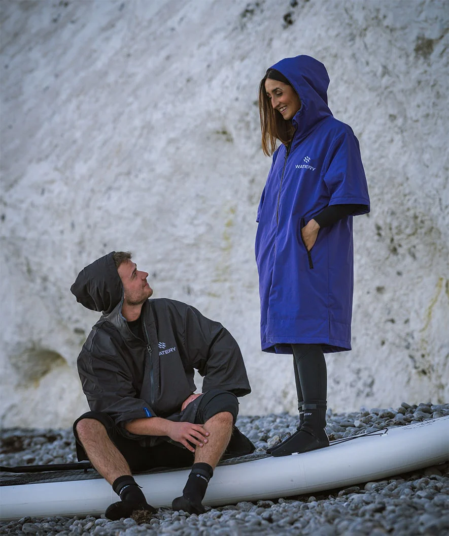 Watery Surf Poncho - Waterproof - Lila - Image 22