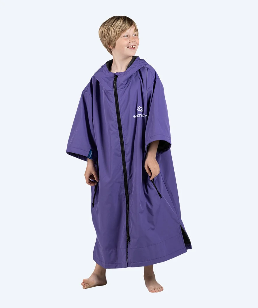 Watery Surf Poncho - Waterproof - Lila - Image 8