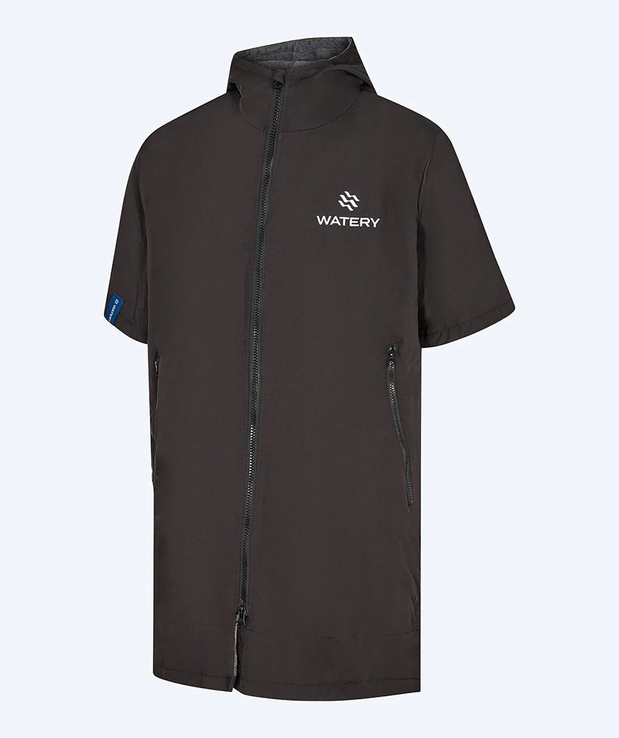 Watery Surf Poncho - Waterproof - Schwarz
