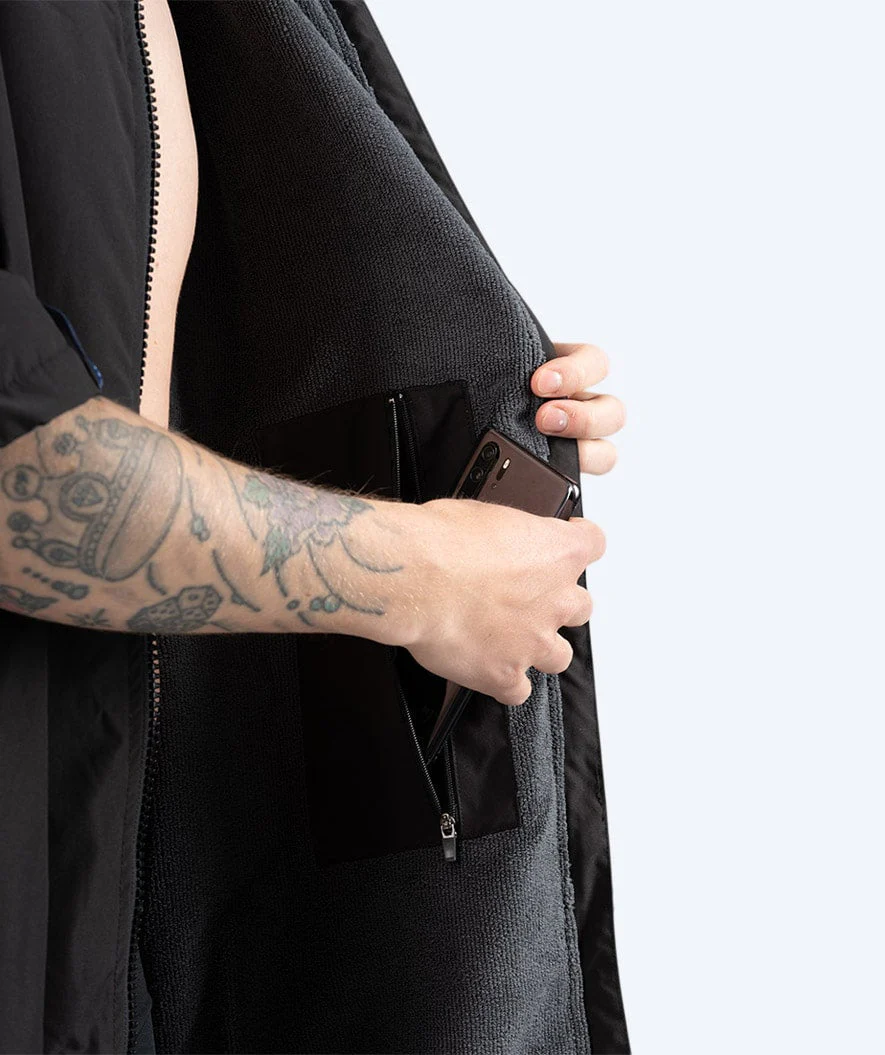 Watery Surf Poncho - Waterproof - Schwarz - Image 14