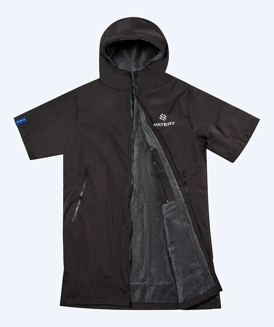 Watery Surf Poncho - Waterproof - Schwarz - Image 3