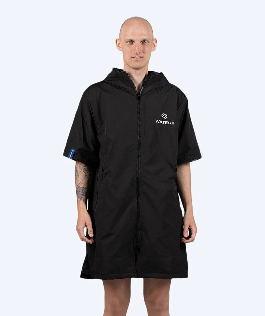 Watery Surf Poncho - Waterproof - Schwarz - Image 7