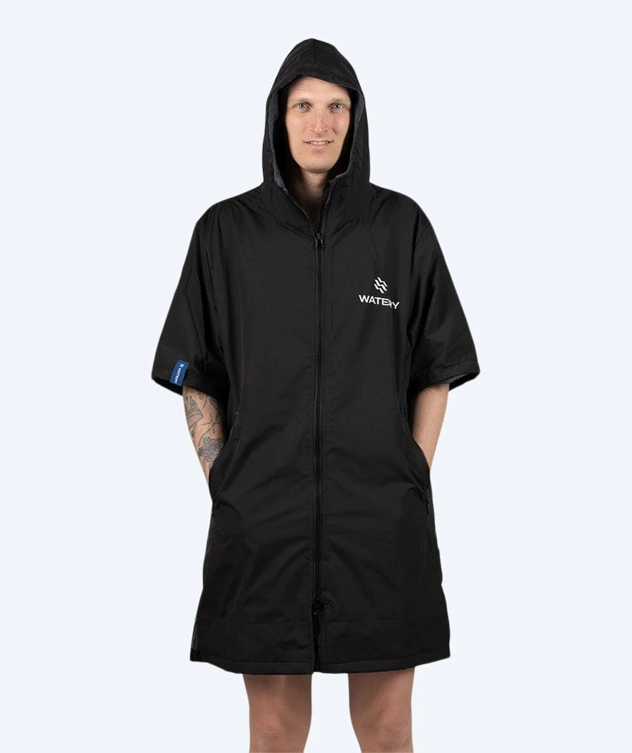 Watery Surf Poncho - Waterproof - Schwarz - Image 9