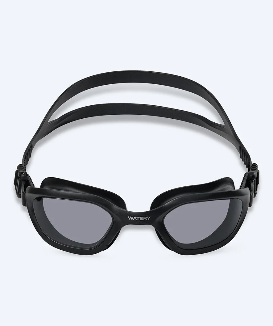 Watery Schwimmbrille für Freizeitschwimmer - Sonar - Schwarz (Smoke Scheiben) - Image 2