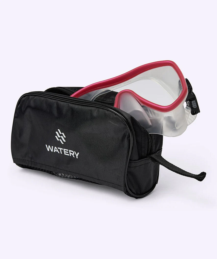 Watery Tauchmaske für Erwachsene (ab 15 Jahre) - Coast - Rot/Klar - Image 13