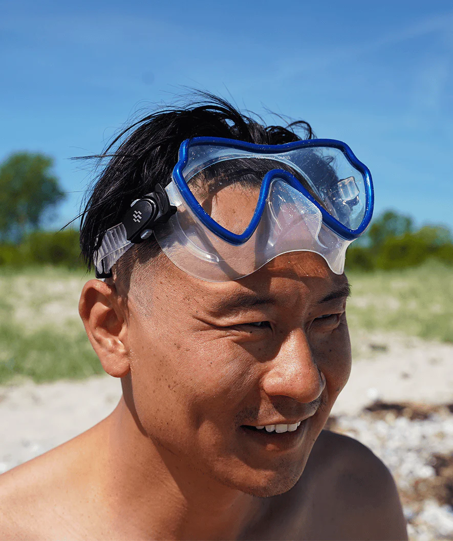 Watery Tauchmaske für Erwachsene (ab 15 Jahre) - Fraser - Blau/Klar - Image 10