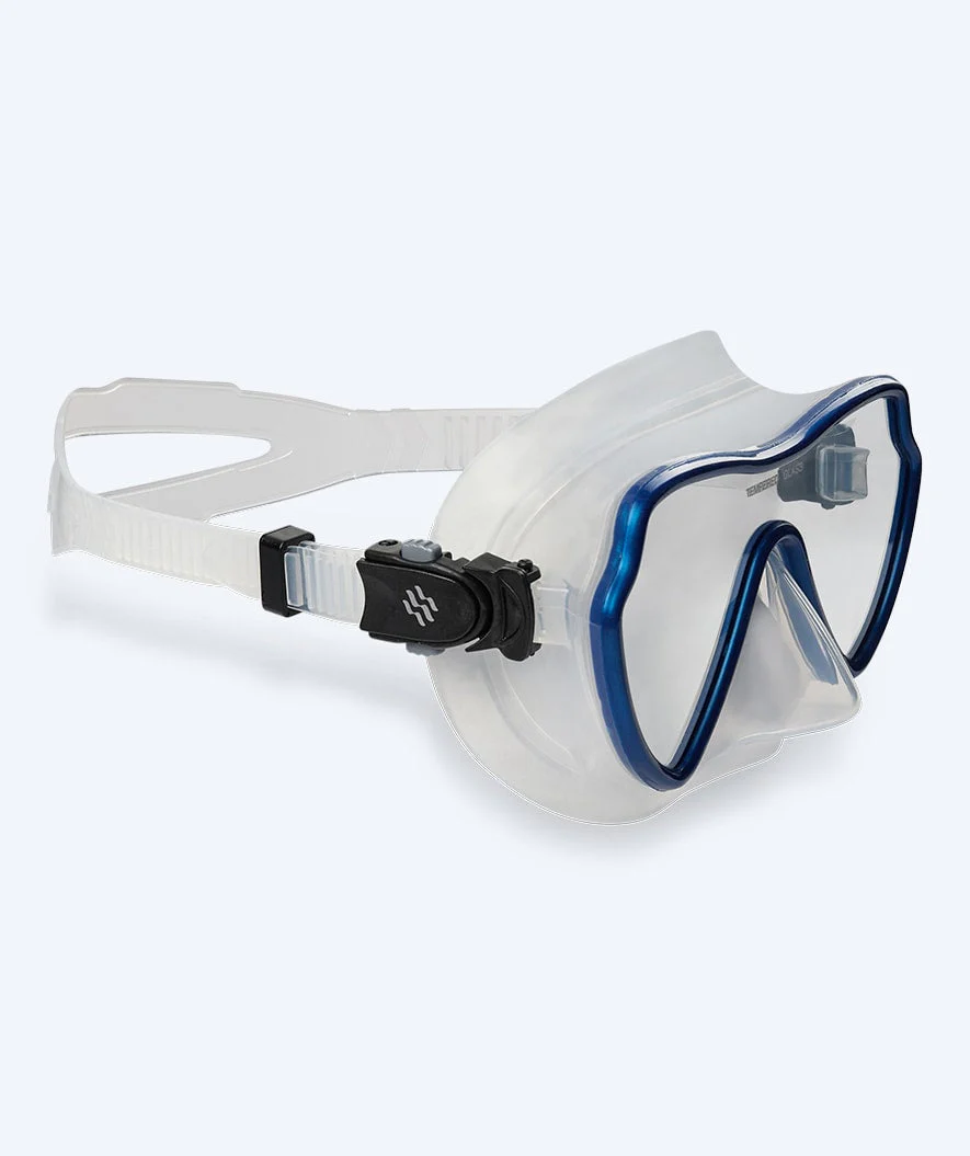 Watery Tauchmaske für Erwachsene (ab 15 Jahre) - Fraser - Blau/Klar - Image 2