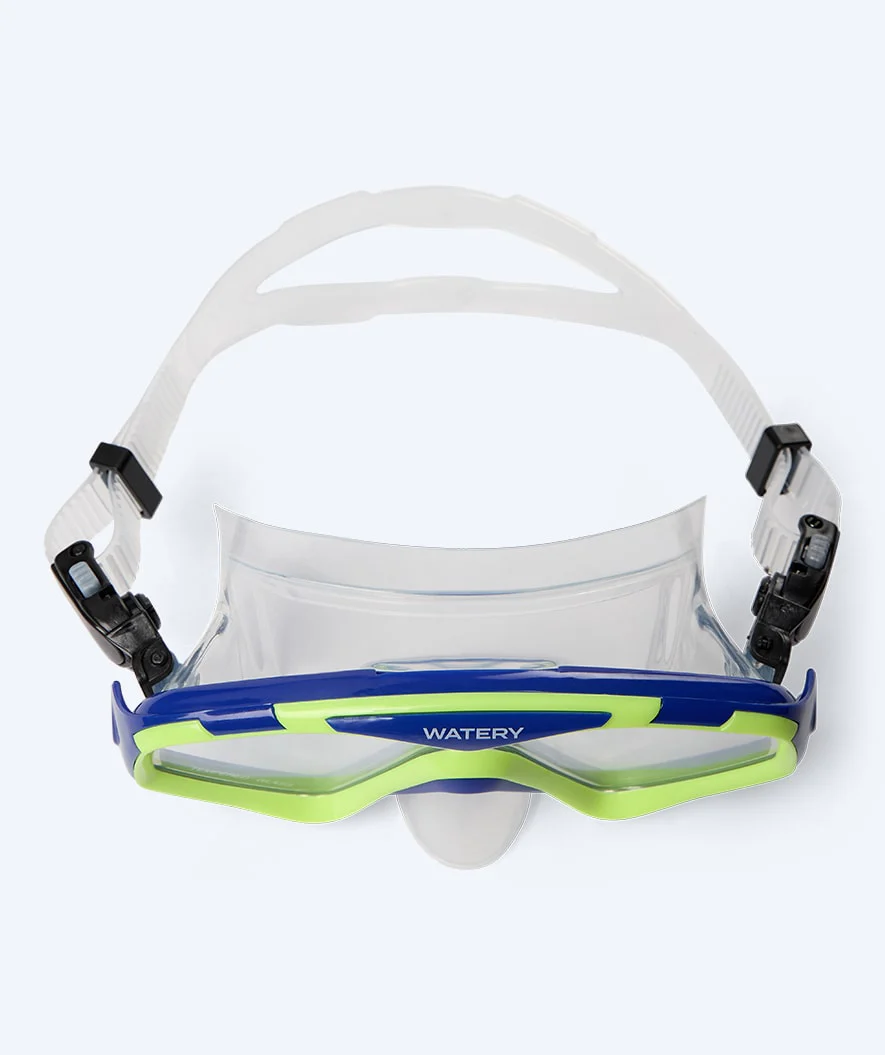 Watery Tauchmaske für Erwachsene (ab 15 Jahre) - Leach Pro - Blau/Gelb - Image 5
