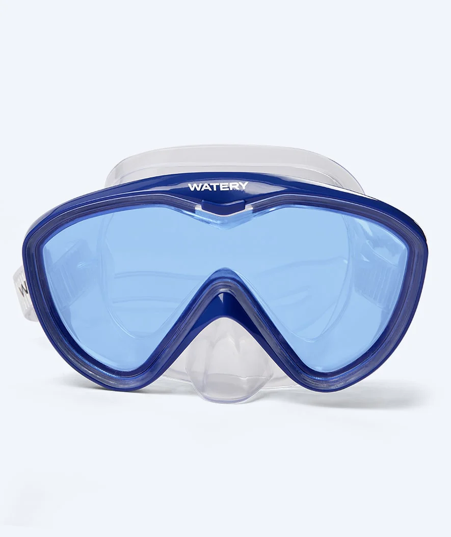 Watery Tauchmaske für Junioren (8-15) - Nerina - Blau/Blau