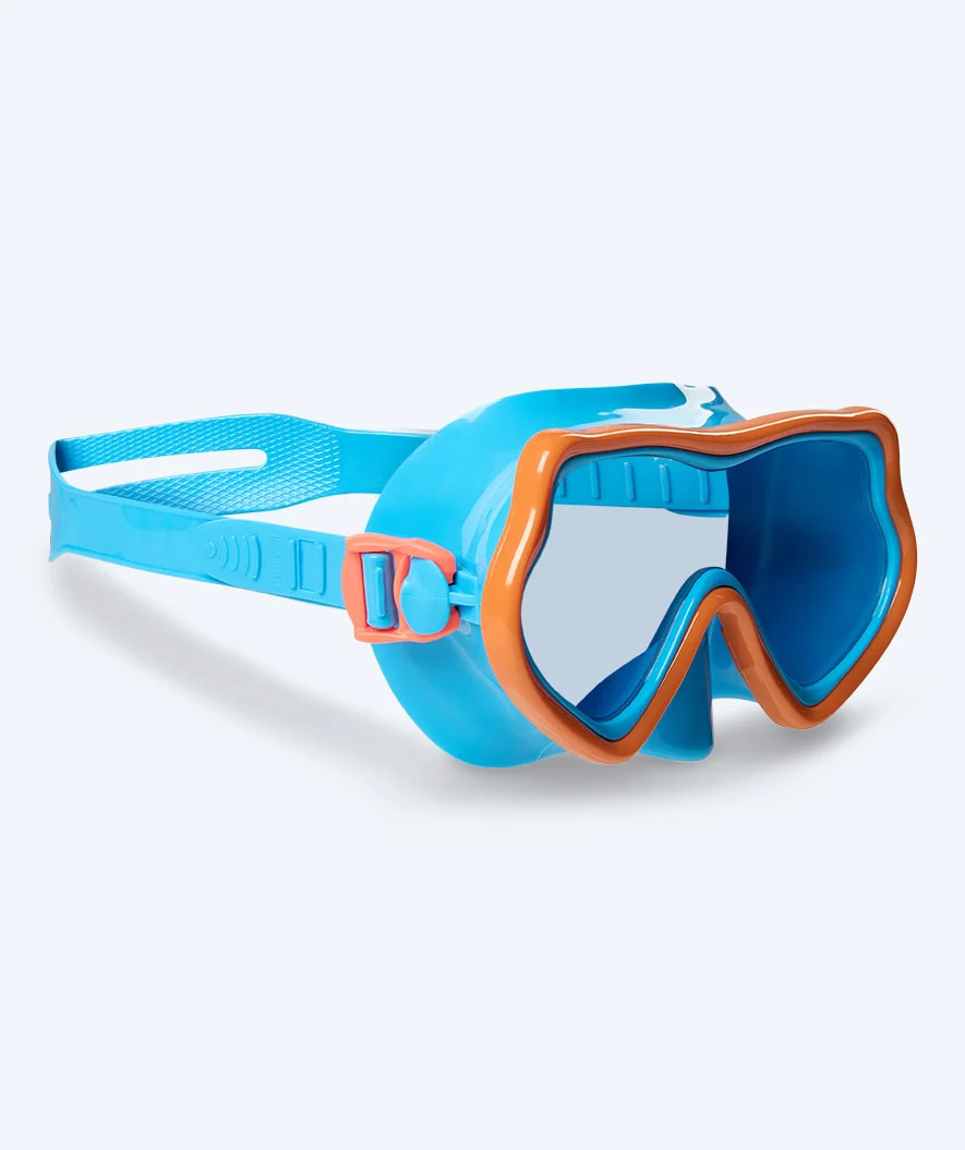 Watery Tauchmaske für Kinder (4-10) - Pulina - Blau/Orange - Image 2