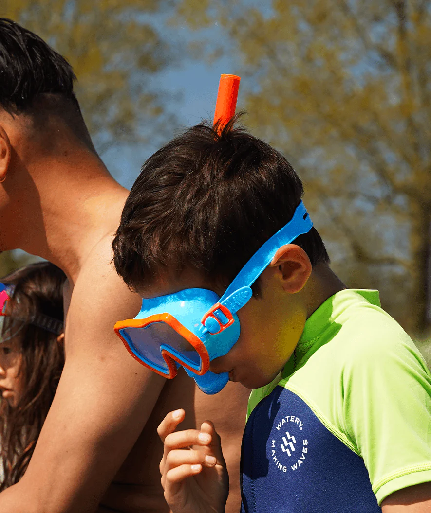 Watery Tauchmaske für Kinder (4-10) - Pulina - Hellrosa/Lila - Image 8