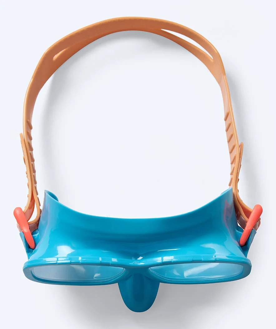Watery Tauchmaske für Kinder (4-10) - Wyre - Blau/Orange - Image 5