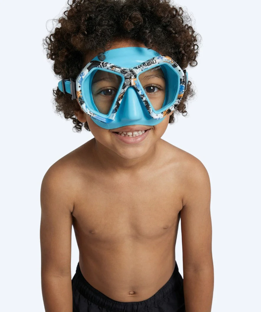 Watery Tauchmaske für Junioren (8-15) - Riku Camo - Blau - Image 4