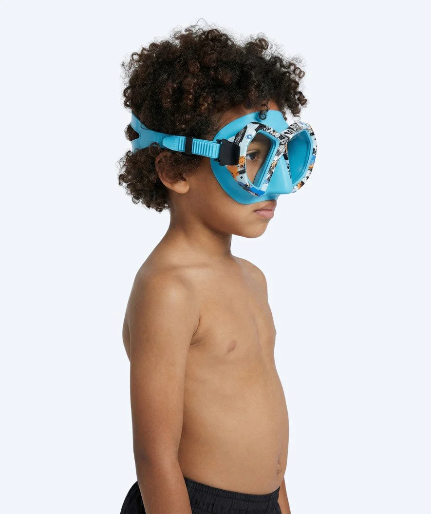 Watery Tauchmaske für Junioren (8-15) - Riku Camo - Blau - Image 5