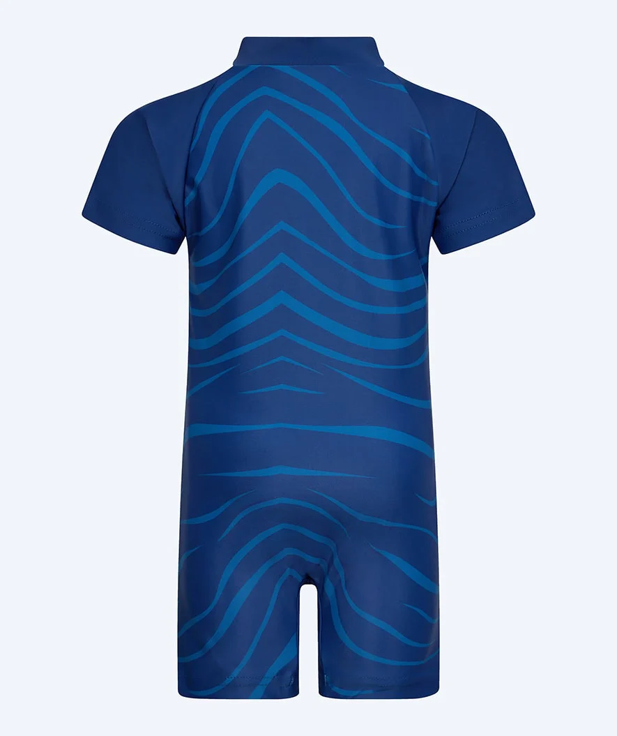 Watery UV Anzug für Kinder - Fjord Kurzarm Rashguard - Donkerblau - Image 8