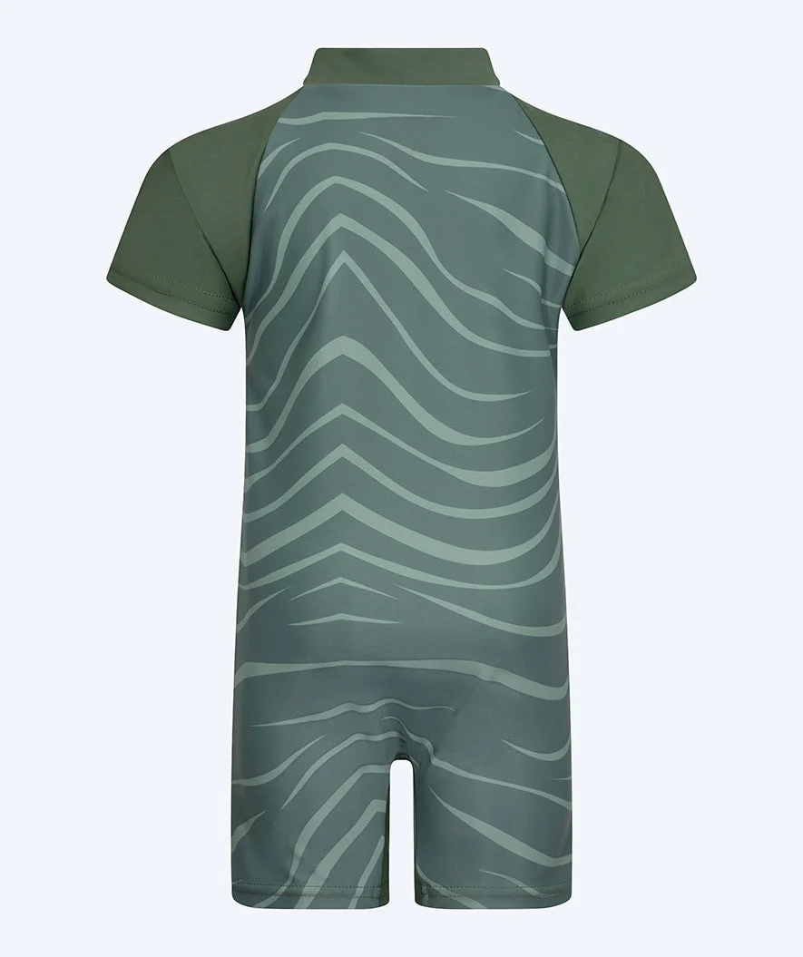 Watery UV Anzug für Kinder - Fjord Kurzarm Rashguard - Grün - Image 7