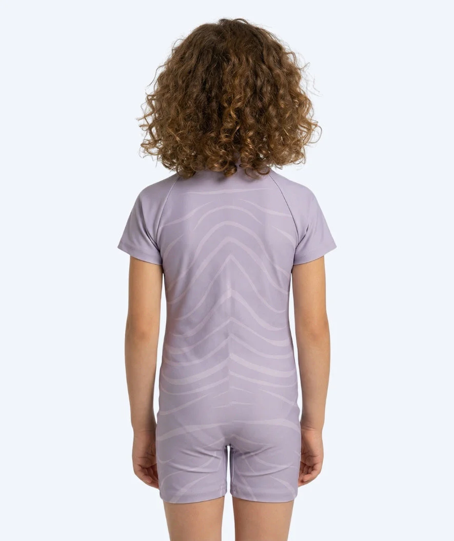 Watery UV Anzug für Kinder - Fjord Kurzarm Rashguard - Lila - Image 2