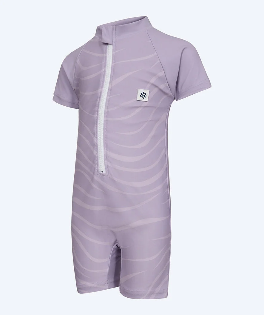 Watery UV Anzug für Kinder - Fjord Kurzarm Rashguard - Lila - Image 6